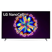 Vista frontal de LG 86NANO906NA TV 4K - Smart TV 4K con Inteligencia Artificial, 217cm (86&#34;), Procesador Inteligente α7 Gen3, Deep Learning, Full Array Dimming, 100% HDR, Dolby Vision/ATMOS, LED [Clase de eficiencia energética G] 86NANO906NA