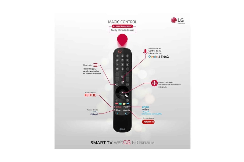 LG 4K NanoCell, SmartTV webOS 6.0, Procesador Inteligente 4K α7 Gen4 con AI, HDR Dolby Vision, DOLBY ATMOS [Clase de eficiencia energética G], 86NANO916PA