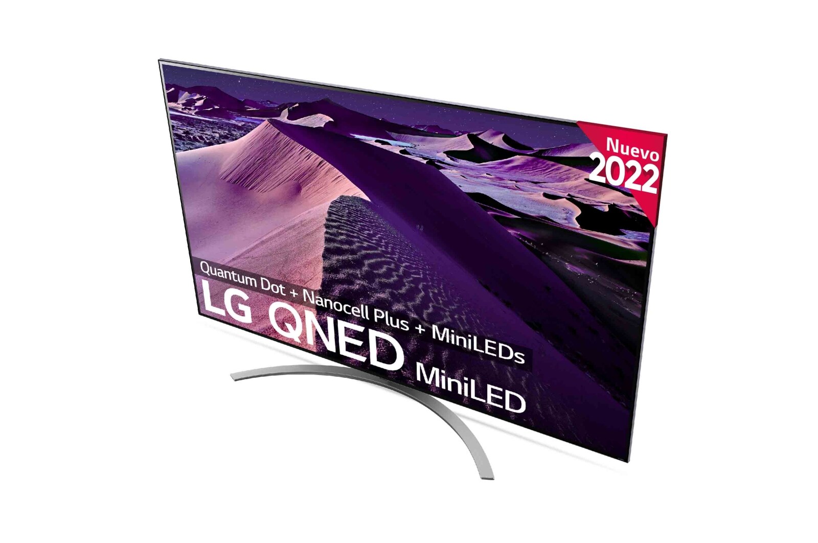 LG Televisor LG 4K QNED Mini LED, Procesador Inteligente de Gran Potencia 4K α7 Gen 5 con IA, compatible con el 100% de formatos HDR, HDR Dolby Vision y Dolby Atmos, Smart TV webOS22, perfecto para Gaming, 86QNED866QA