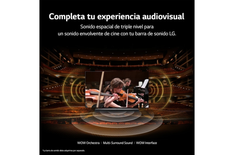 LG TV LG  QNED MiniLED 4K de 86'' Serie 86, Procesador Gran Potencia, Dolby Vision / Dolby ATMOS, Smart TV webOS23, perfecto para Gaming., 86QNED866RE