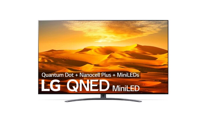 LG TV LG QNED MiniLED 4K 65'' Serie 91, Procesador Gran Potencia, Dolby Vision / Dolby Atmos, Smart TV webOS22, perfecto para gaming., 65QNED916QE