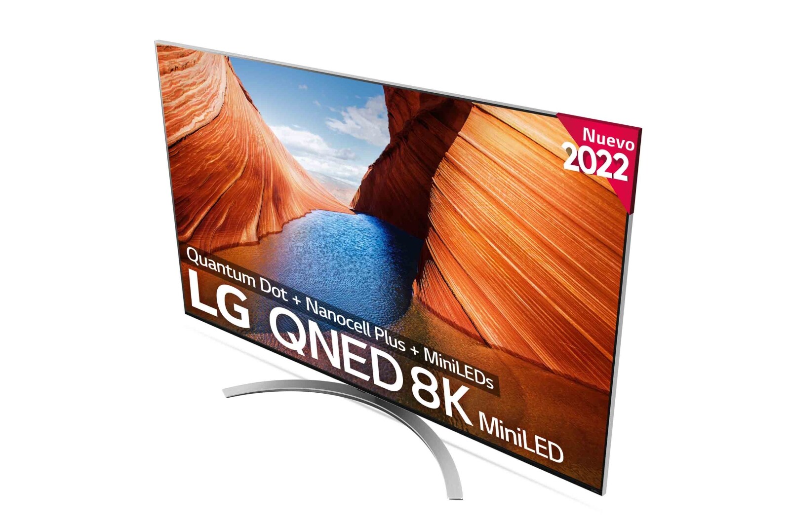 LG Televisor LG 8K QNED Mini LED, Procesador Inteligente de Máxima Potencia 8K α9 Gen 5 con IA, compatible con el 100% de formatos HDR, HDR Dolby Vision y Dolby Atmos, Smart TV webOS22, perfecto para Gaming., 86QNED996QB