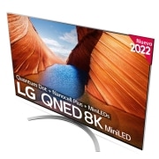 LG Televisor LG 8K QNED Mini LED, Procesador Inteligente de Máxima Potencia 8K α9 Gen 5 con IA, compatible con el 100% de formatos HDR, HDR Dolby Vision y Dolby Atmos, Smart TV webOS22, perfecto para Gaming., 86QNED996QB