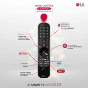 LG Televisor LG 8K QNED Mini LED, Procesador Inteligente de Máxima Potencia 8K α9 Gen 5 con IA, compatible con el 100% de formatos HDR, HDR Dolby Vision y Dolby Atmos, Smart TV webOS22, perfecto para Gaming., 86QNED996QB