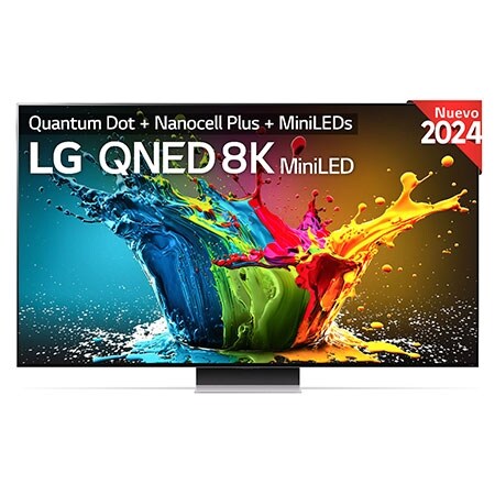 86 pulgadas Smart TV LG QNED MiniLED QNED99 AI 8K 2024 - 86QNED99T9B