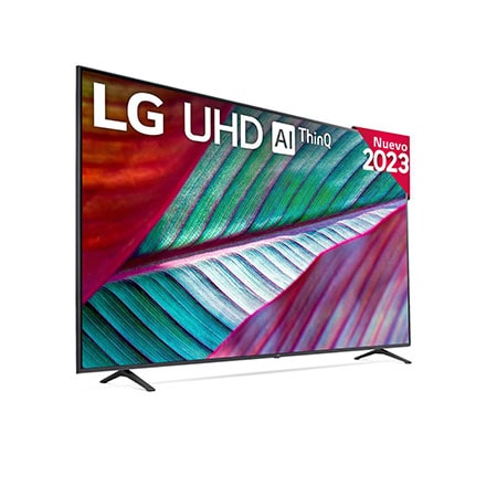 Vista frontal de Outlet TV LG  UHD 4K de 86&#39;&#39; Serie 76, Procesador Alta Potencia, HDR10 / Dolby Digital Plus, Smart TV webOS23. 86UR76006LC.OUTLET