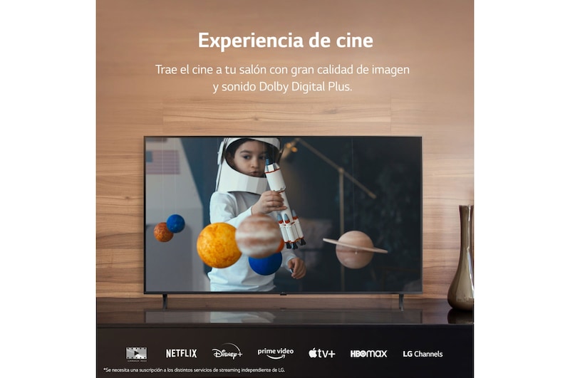LG TV LG  UHD 4K de 86'' Serie 76, Procesador Alta Potencia, HDR10 / Dolby Digital Plus, Smart TV webOS23., 86UR76006LC