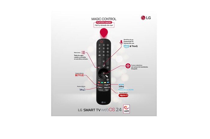 LG 98 pulgadas TV LG QNED 4K serie AI QNED89  con Smart TV WebOS24, 98QNED89T6A