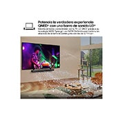 LG 98 pulgadas TV LG QNED 4K serie AI QNED89  con Smart TV WebOS24, 98QNED89T6A