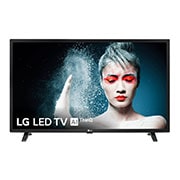 Vista frontal de LG TV LED HD, 80cm/32&#34;, AI Smart TV, Procesador Quad Core, ThinQ webOS 4.5 con Sonido Virtual Surround Plus, 2xUSB, 3xHDMI, G 32LM630BPLA