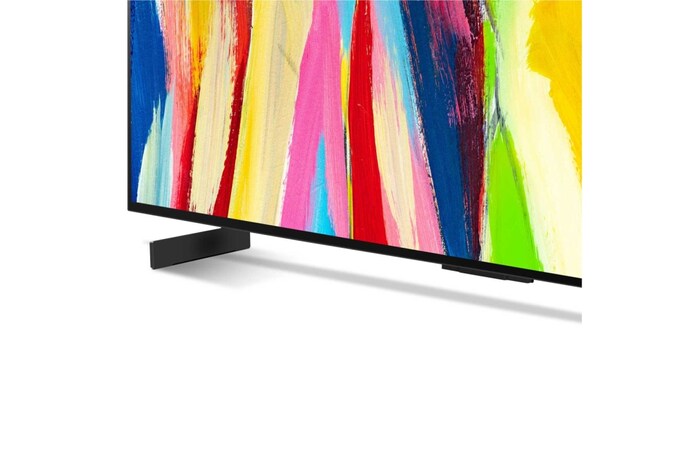 LG Televisor LG  4K OLED evo, Procesador Inteligente de Máxima Potencia 4K a9 Gen 5 con IA, compatible con el 100% de formatos HDR, HDR Dolby Vision, Dolby Atmos, Smart TV webOS22, el mejor TV para Gaming., OLED42C24LA