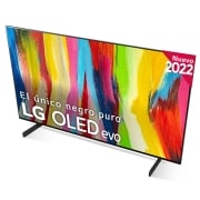 LG Televisor LG  4K OLED evo, Procesador Inteligente de Máxima Potencia 4K a9 Gen 5 con IA, compatible con el 100% de formatos HDR, HDR Dolby Vision, Dolby Atmos, Smart TV webOS22, el mejor TV para Gaming., OLED42C24LA