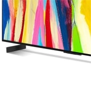 LG Televisor LG  4K OLED evo, Procesador Inteligente de Máxima Potencia 4K a9 Gen 5 con IA, compatible con el 100% de formatos HDR, HDR Dolby Vision, Dolby Atmos, Smart TV webOS22, el mejor TV para Gaming., OLED42C24LA