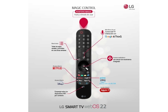 LG Televisor LG  4K OLED evo, Procesador Inteligente de Máxima Potencia 4K a9 Gen 5 con IA, compatible con el 100% de formatos HDR, HDR Dolby Vision, Dolby Atmos, Smart TV webOS22, el mejor TV para Gaming., OLED42C26LB