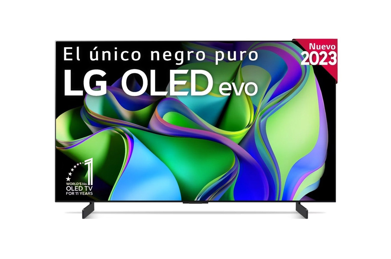 LG TV LG  OLED evo 4K de 42'' C3, Procesador Máxima Potencia, Dolby Vision / Dolby ATMOS, Smart TV webOS23, el mejor TV para Gaming., OLED42C34LA
