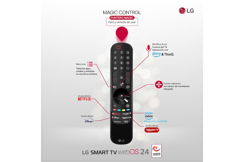 LG Outlet 42 pulgadas Smart TV LG OLED evo AI C4 4K 2024, OLED42C44LA.OUTLET