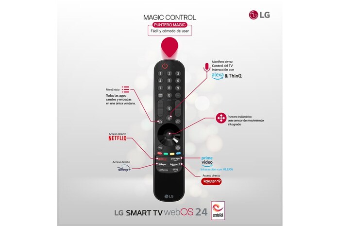 LG 42 pulgadas Smart TV LG OLED evo AI C4 4K 2024, OLED42C45LA.OUTLET