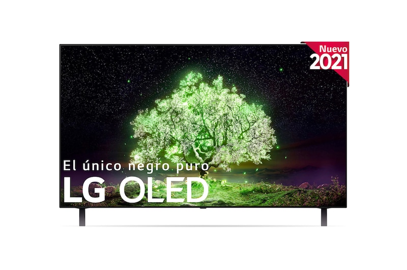 LG 4K OLED, SmartTV webOS 6.0, Procesador Inteligente 4K α7 Gen4 con AI, HDR Dolby Vision, DOLBY ATMOS [Clase de eficiencia energética G], OLED48A16LA
