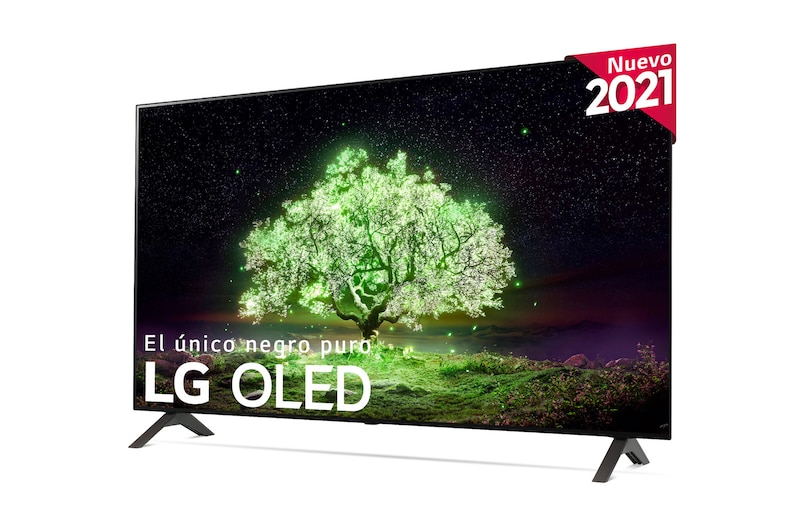 LG 4K OLED, SmartTV webOS 6.0, Procesador Inteligente 4K α7 Gen4 con AI, HDR Dolby Vision, DOLBY ATMOS [Clase de eficiencia energética G], OLED48A16LA