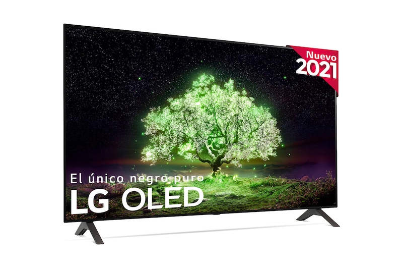 LG 4K OLED, SmartTV webOS 6.0, Procesador Inteligente 4K α7 Gen4 con AI, HDR Dolby Vision, DOLBY ATMOS [Clase de eficiencia energética G], OLED48A16LA