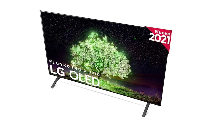 LG 4K OLED, SmartTV webOS 6.0, Procesador Inteligente 4K α7 Gen4 con AI, HDR Dolby Vision, DOLBY ATMOS [Clase de eficiencia energética G], OLED48A16LA