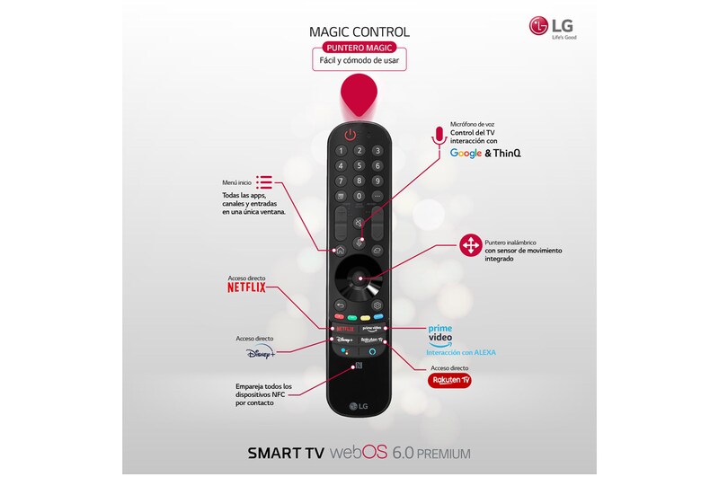 LG 4K OLED, SmartTV webOS 6.0, Procesador Inteligente 4K α7 Gen4 con AI, HDR Dolby Vision, DOLBY ATMOS [Clase de eficiencia energética G], OLED48A16LA