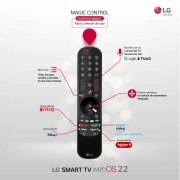LG Televisor LG  4K OLED, Procesador Inteligente de Gran Potencia 4K a7 Gen 5 con IA, compatible con el 100% de formatos HDR, HDR Dolby Vision y Dolby Atmos, Smart TV webOS22, el mejor TV para Gaming, OLED48A26LA