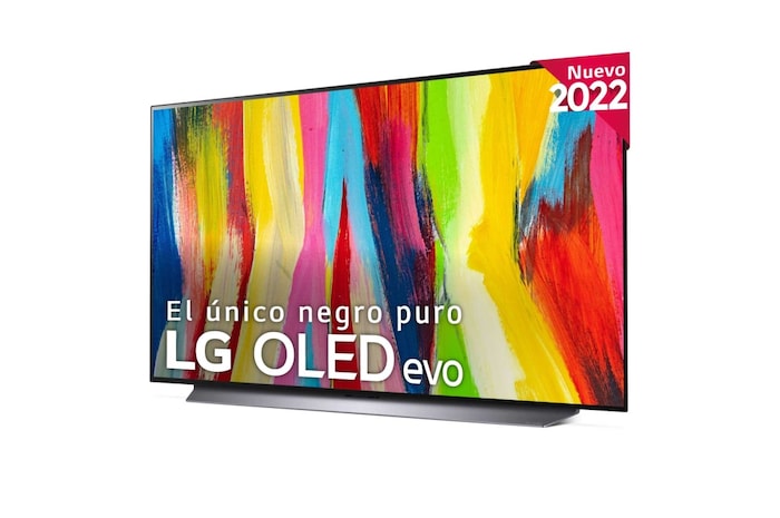 LG Televisor LG 4K OLED evo, Procesador Inteligente de Máxima Potencia 4K a9 Gen 5 con IA, compatible con el 100% de formatos HDR, HDR Dolby Vision y Dolby Atmos, Smart TV webOS22, el mejor TV para Gaming. , OLED48C24LA