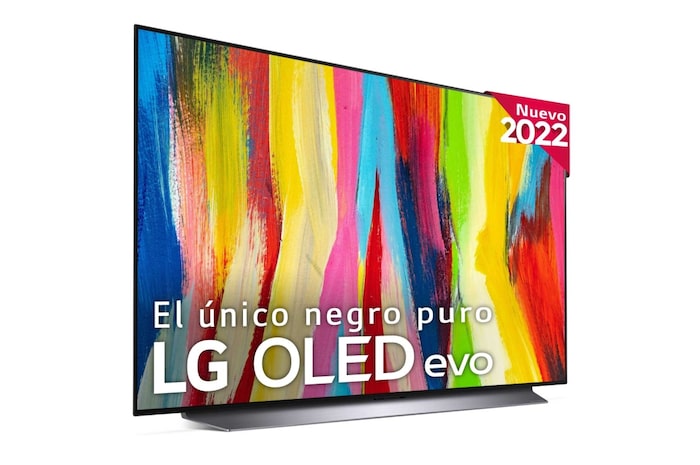 LG Televisor LG 4K OLED evo, Procesador Inteligente de Máxima Potencia 4K a9 Gen 5 con IA, compatible con el 100% de formatos HDR, HDR Dolby Vision y Dolby Atmos, Smart TV webOS22, el mejor TV para Gaming. , OLED48C24LA
