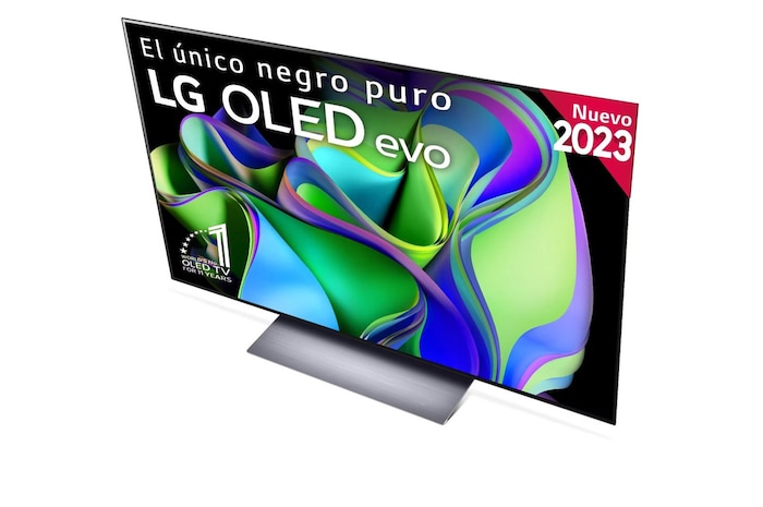 LG TV LG  OLED evo 4K de 48'' C3, Procesador Máxima Potencia, Dolby Vision / Dolby ATMOS, Smart TV webOS23, el mejor TV para Gaming., OLED48C34LA