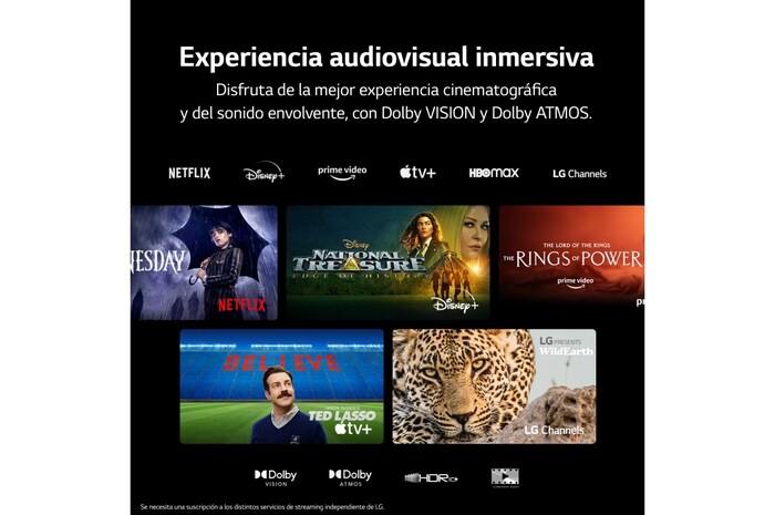 LG TV LG OLED evo 4K de 48'' C3, Procesador Máxima Potencia, Dolby Vision / Dolby ATMOS, Smart TV webOS23, el mejor TV para Gaming., OLED48C35LA