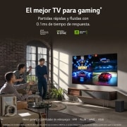 LG TV LG  OLED evo 4K de 48'' C3, Procesador Máxima Potencia, Dolby Vision / Dolby ATMOS, Smart TV webOS23, el mejor TV para Gaming., OLED48C35LA