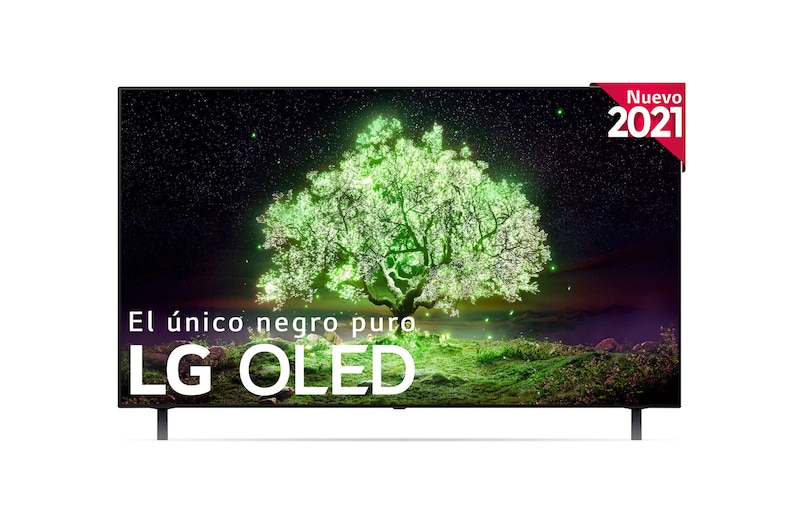 LG 4K OLED, SmartTV webOS 6.0, Procesador Inteligente 4K α7 Gen4 con AI, HDR Dolby Vision, DOLBY ATMOS [Clase de eficiencia energética G], OLED55A16LA