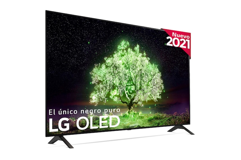 LG 4K OLED, SmartTV webOS 6.0, Procesador Inteligente 4K α7 Gen4 con AI, HDR Dolby Vision, DOLBY ATMOS [Clase de eficiencia energética G], OLED55A16LA