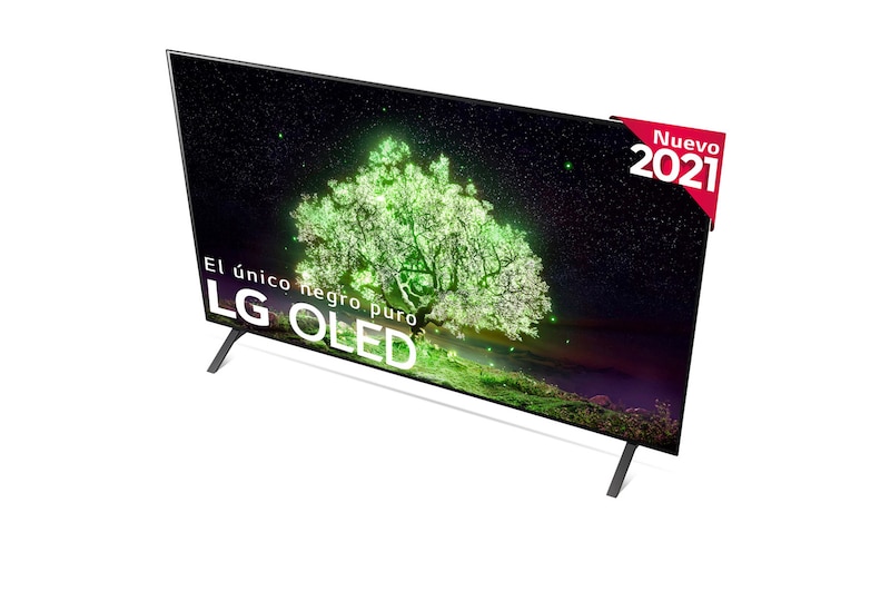 LG 4K OLED, SmartTV webOS 6.0, Procesador Inteligente 4K α7 Gen4 con AI, HDR Dolby Vision, DOLBY ATMOS [Clase de eficiencia energética G], OLED55A16LA