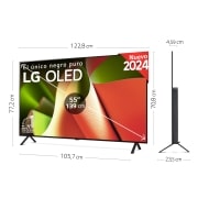 LG 55 pulgadas Smart TV LG OLED AI B4 4K 2024, OLED55B4ELA.AEUD