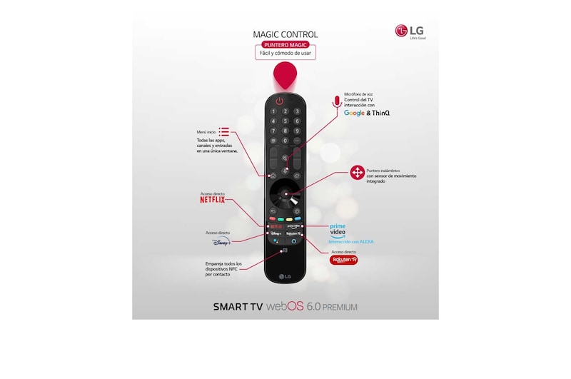 LG 4K OLED, SmartTV webOS 6.0, Procesador Inteligente 4K α9 Gen4 con AI, HDR Dolby Vision, DOLBY ATMOS [Clase de eficiencia energética G], OLED55C15LA