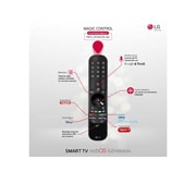 LG 4K OLED, SmartTV webOS 6.0, Procesador Inteligente 4K α9 Gen4 con AI, HDR Dolby Vision, DOLBY ATMOS [Clase de eficiencia energética G], OLED55C16LA