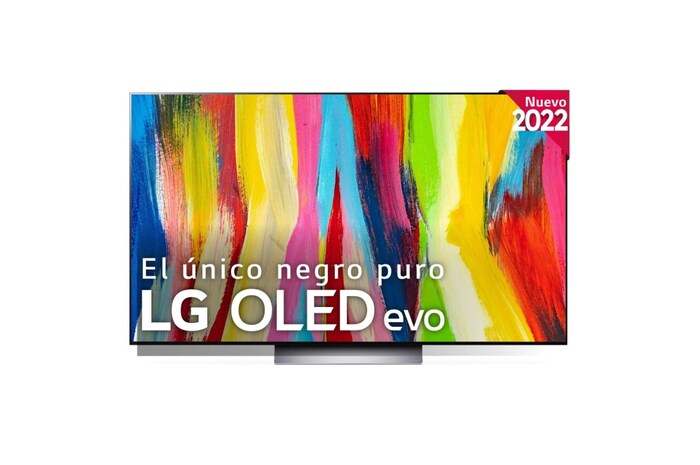 LG Televisor LG  4K OLED evo, Procesador Inteligente de Máxima Potencia 4K a9 Gen 5 con IA, compatible con el 100% de formatos HDR, HDR Dolby Vision, Dolby Atmos, Smart TV webOS22, el mejor TV para Gaming., OLED55C24LA