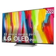 LG Televisor LG 4K OLED evo, Procesador Inteligente de Máxima Potencia 4K a9 Gen 5 con IA, compatible con el 100% de formatos HDR, HDR Dolby Vision y Dolby Atmos, Smart TV webOS22, el mejor TV para Gaming. , OLED55C25LB