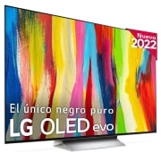 LG Televisor LG 4K OLED evo, Procesador Inteligente de Máxima Potencia 4K a9 Gen 5 con IA, compatible con el 100% de formatos HDR, HDR Dolby Vision y Dolby Atmos, Smart TV webOS22, el mejor TV para Gaming. , OLED55C25LB