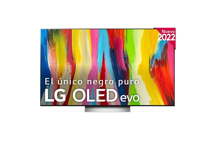 LG Televisor LG  4K OLED evo, Procesador Inteligente de Máxima Potencia 4K a9 Gen 5 con IA, compatible con el 100% de formatos HDR, HDR Dolby Vision, Dolby Atmos, Smart TV webOS22, el mejor TV para Gaming., OLED55C26LD