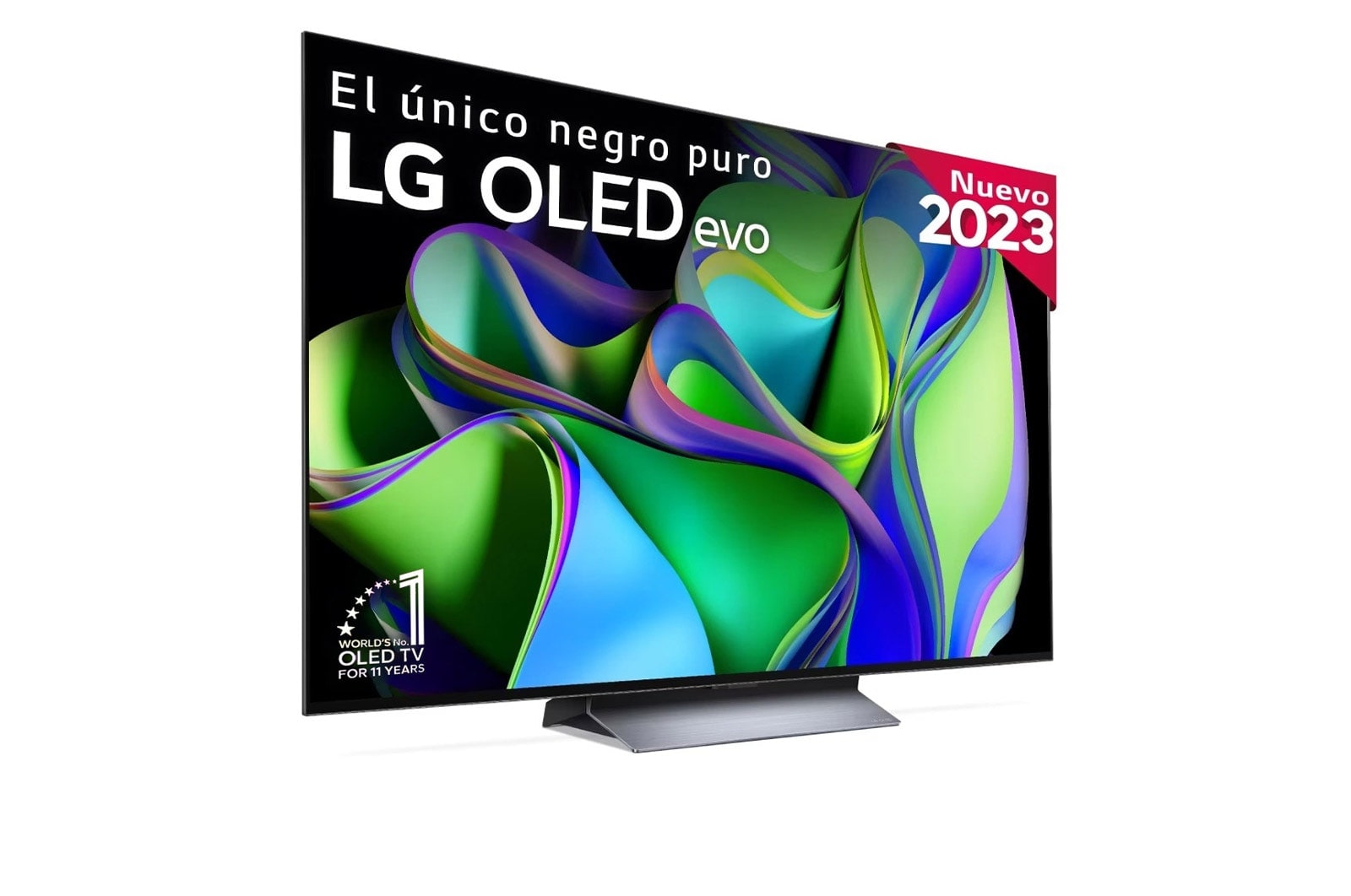 LG TV LG  OLED evo 4K de 55'' C3, Procesador Máxima Potencia, Dolby Vision / Dolby ATMOS, Smart TV webOS23, el mejor TV para Gaming., OLED55C35LA