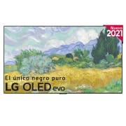 Vista frontal de LG 4K OLED, SmartTV webOS 6.0, Procesador Inteligente 4K α9 Gen4 con AI, HDR Dolby Vision, DOLBY ATMOS [Clase de eficiencia energética G] OLED55G16LA