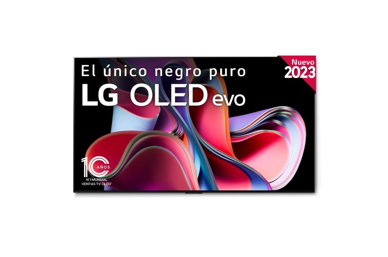 LG TV LG  OLED evo 4K de 55'' G3, Procesador Máxima Potencia, Dolby Vision / Dolby ATMOS, Smart TV webOS23, el mejor TV para Gaming. Perfecta Integración en Pared., OLED55G36LA