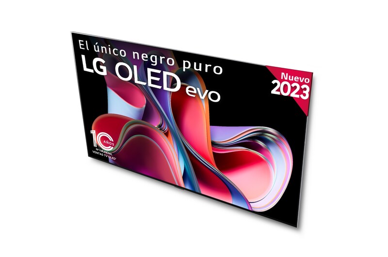LG TV LG  OLED evo 4K de 55'' G3, Procesador Máxima Potencia, Dolby Vision / Dolby ATMOS, Smart TV webOS23, el mejor TV para Gaming. Perfecta Integración en Pared., OLED55G36LA