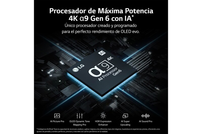 LG TV LG  OLED evo 4K de 55'' G3, Procesador Máxima Potencia, Dolby Vision / Dolby ATMOS, Smart TV webOS23, el mejor TV para Gaming. Perfecta Integración en Pared., OLED55G36LA