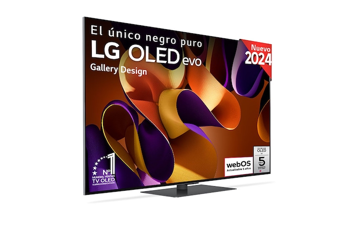 LG 55 pulgadas TV LG OLED evo* AI 4K serie G4  con Smart TV WebOS24, OLED55G46LS.OBS