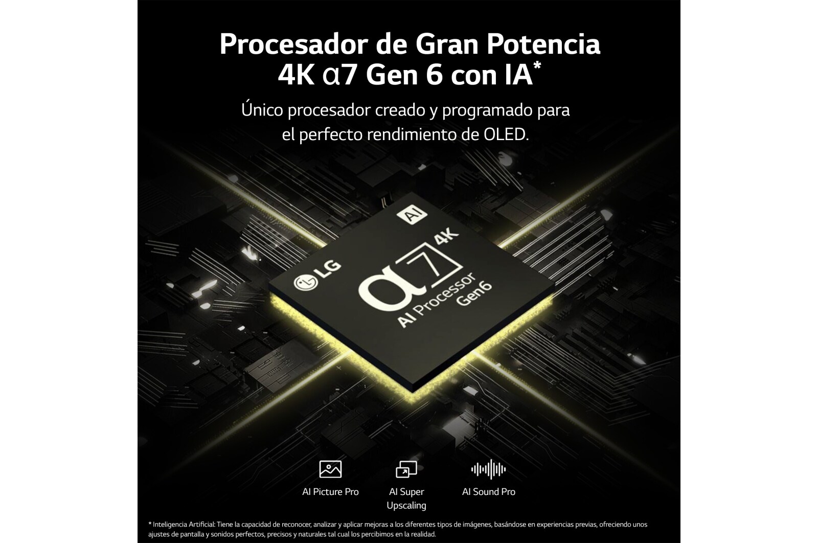 LG TV LG  OLED 4K de 65'' B3, Procesador Gran Potencia, Dolby Vision / Dolby ATMOS, Smart TV webOS23, perfecto para Gaming., OLED65B36LA