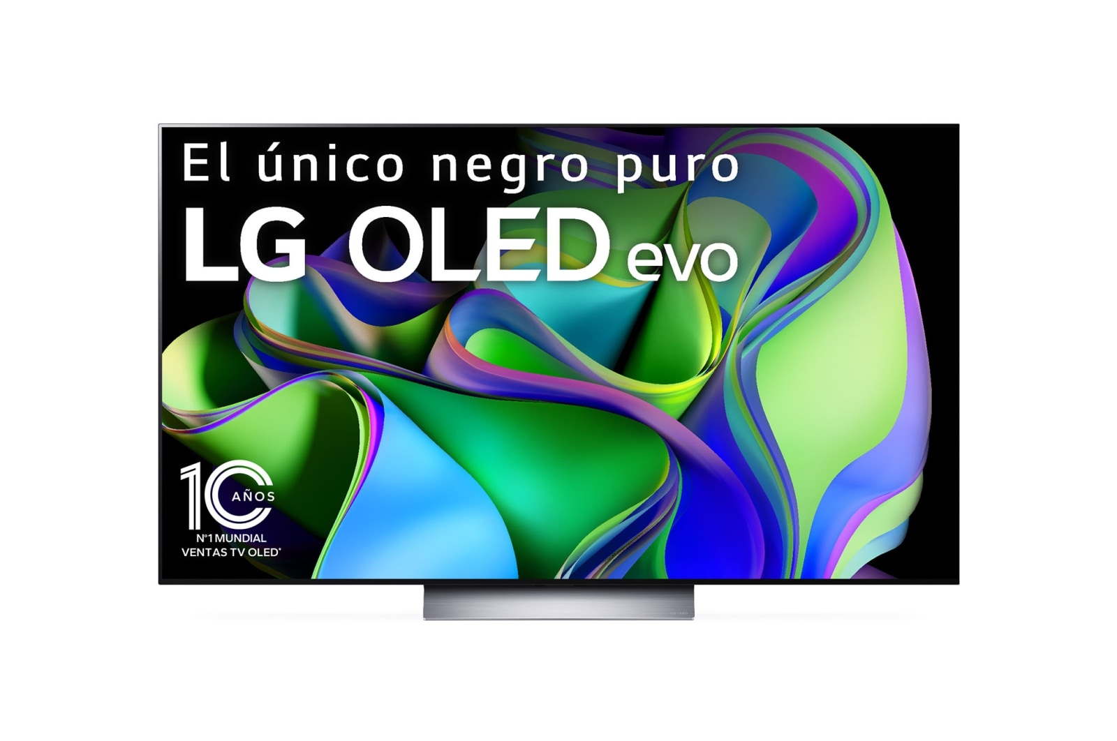 Vista frontal de Outlet 65 pulgadas Smart TV LG OLED evo C3 4K 2023 OLED65C31LA.OUTLET